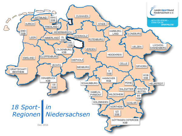 Sportregionskarte